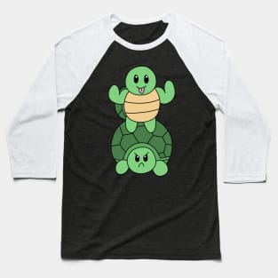 Trolling Green Turtle Baseball T-Shirt